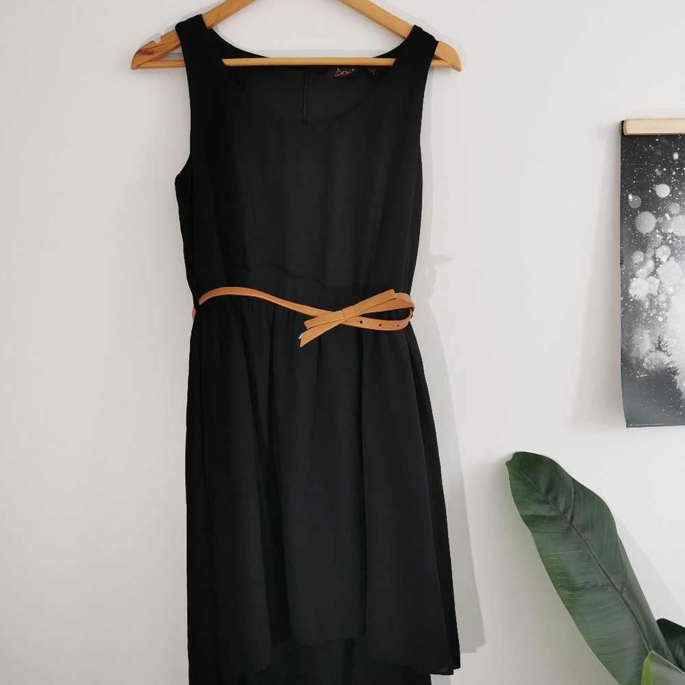 Dex Black Sleeveless Dress